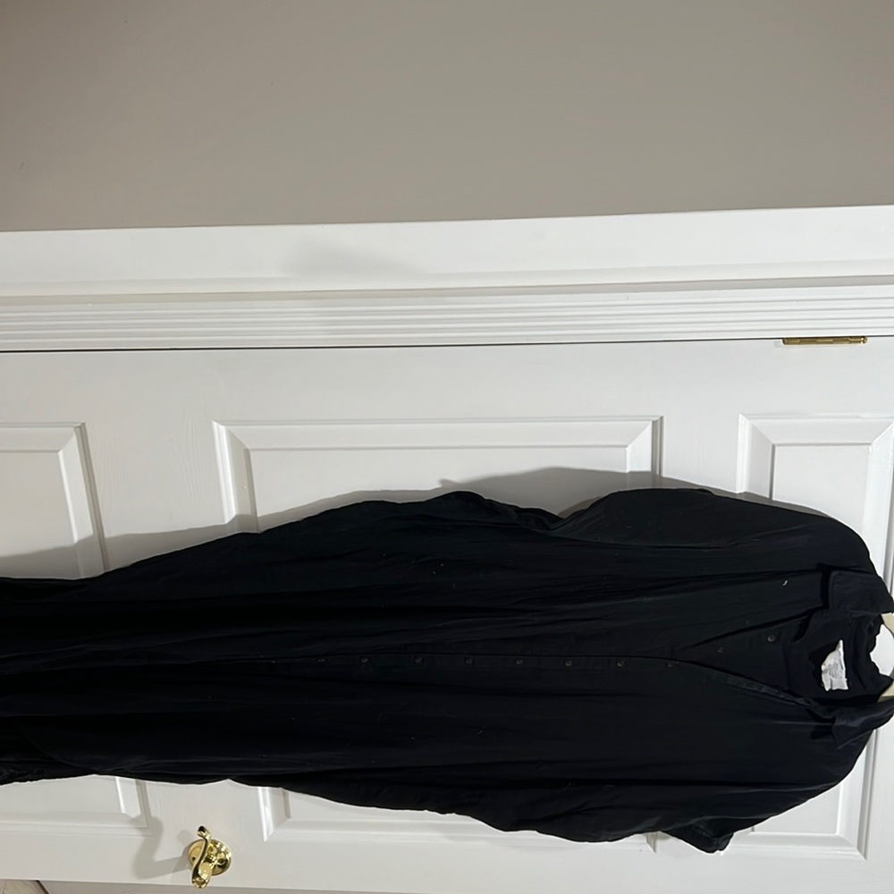 Acacia Oahu Duster Black sz S worn once